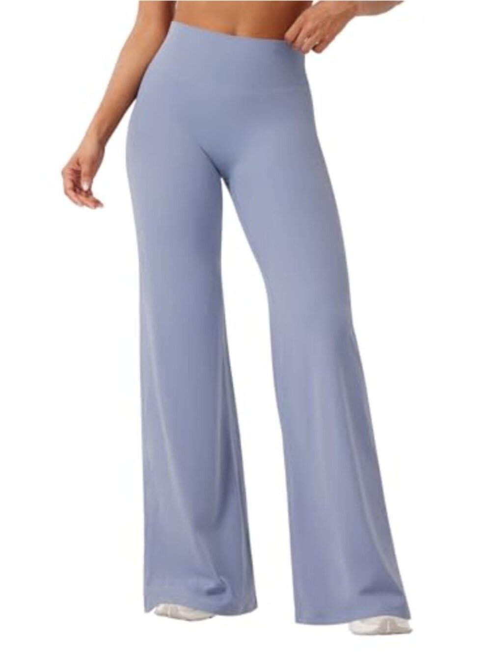 High Waisted Straight Leg Workout Leggings Yoga Gym Pants